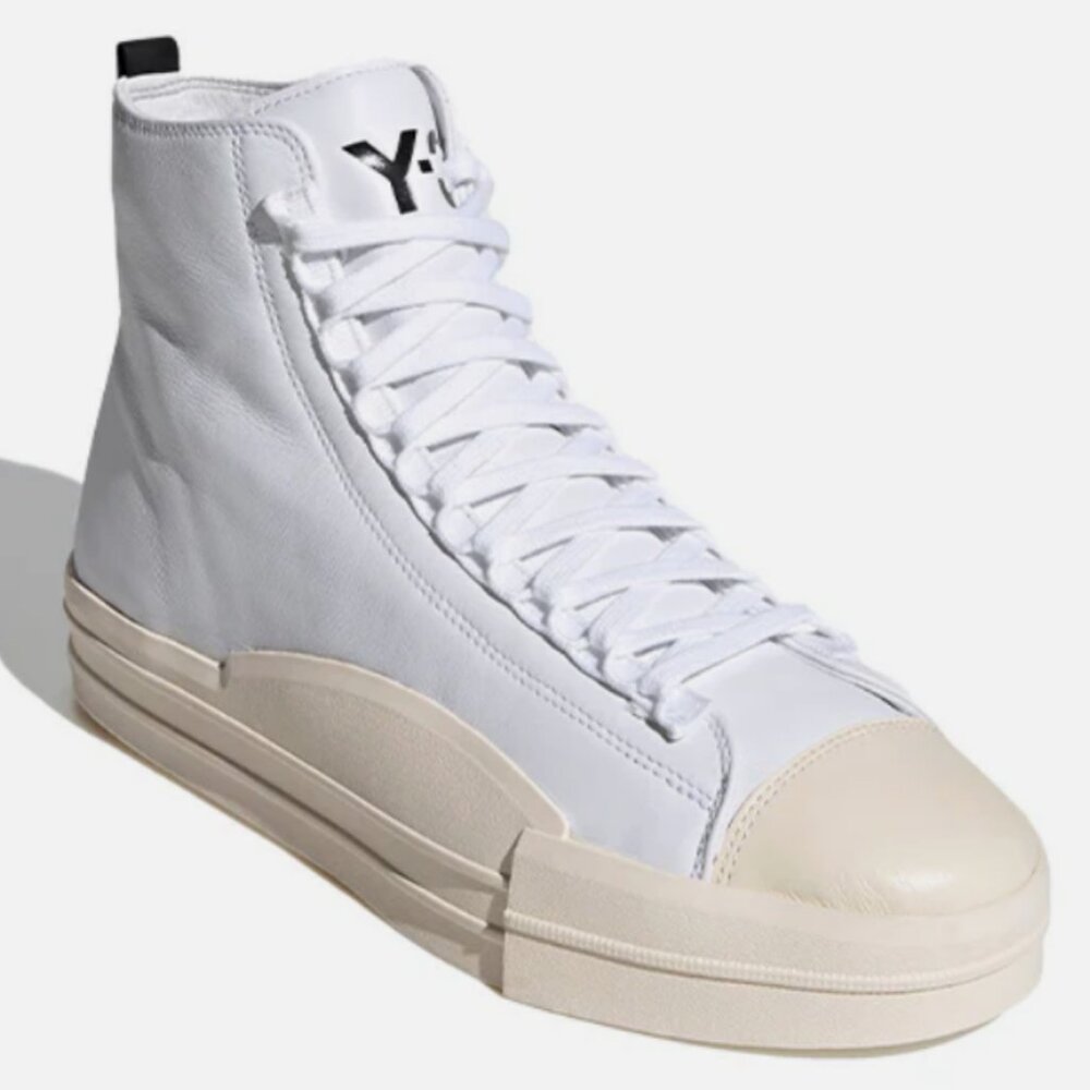 adidas Y-3 Yuben Mid 'Core White' FX0567 Mens 8 US Womens 9 US 41 1/3 EUR
